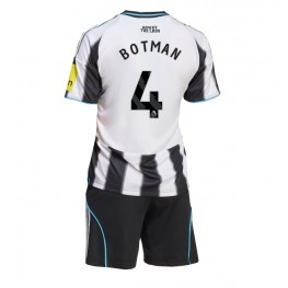 Newcastle United Sven Botman #4 Thuis tenue Kids 2025-26 Korte Mouw (+ Korte broeken)